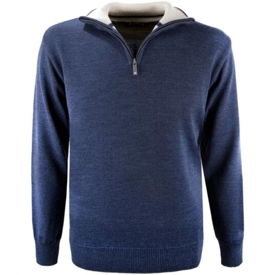 Kama Bjørn Merino, Sweater, Herre, Navy M(50) Kama Bjørn Merino, Sweater, Herre, Navy M(50)