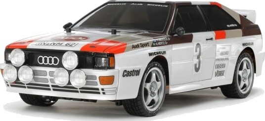 Tamiya Audi Quattro A2 1/10 Radiostyrt Bil med Elektrisk Motor Tamiya Audi Quattro A2 1/10 Radiostyrt Bil med Elektrisk Motor