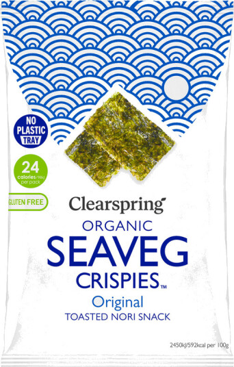 Clearspring økologisk seaveg crispies orginal 4 g