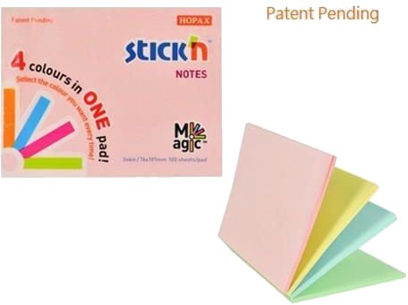 Stickn Notes Selvklebende Magic Pad 241312