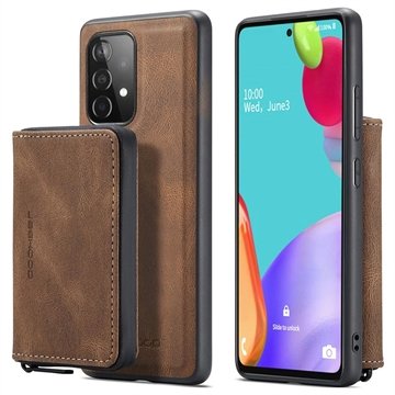 Samsung Galaxy A52 5G/A52s 5G Jeehood Avtakbart 2-i-1 Deksel med Lommebok Brun