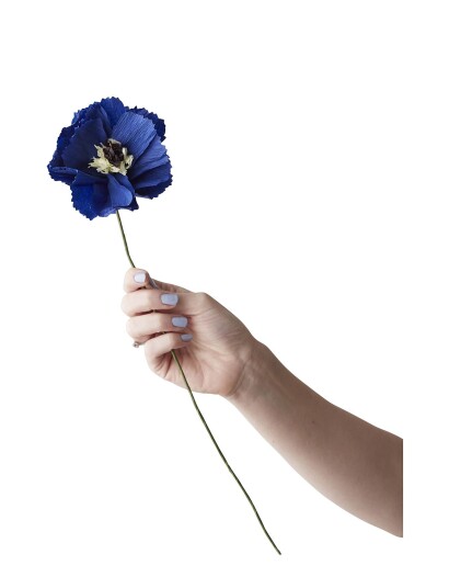 Studio About Paper Flower Blue L:42CM Studio About Paper Flower Blue L:42CM