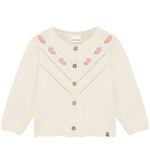 Minymo Cardigan Knit   Cream   62