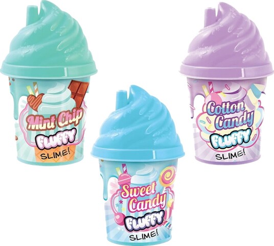 So Slime Gjør-det-selv-Slim Fluffy Pop Slime Shaker Assorter So Slime OneSize Slim