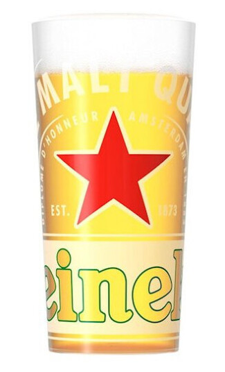 Heineken ølglass plast 40 cl