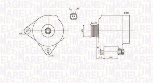 Dynamo MAGNETI MARELLI 063731768010