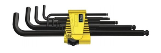 Wera 950/13 L-Formet Hexnøkkelsett med Clip-Holder - 13 Deler