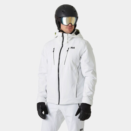 Helly Hansen Alpha 4.0 Skijakke Herre Hvit L Helly Hansen Alpha 4.0 Skijakke Herre Hvit L