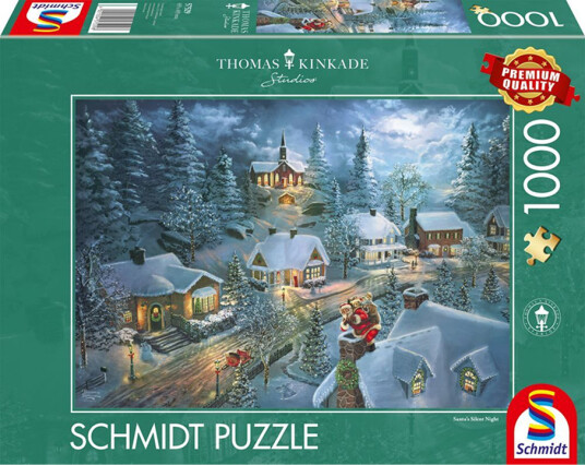 Puslespill 1000 Santas Silent Night