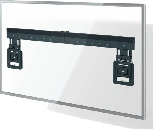 Nedis Fast TV Veggfeste 43-100" Stål Sort med 9,5 mm Veggavstand