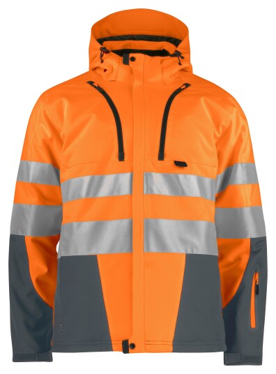 ProJob 6420 Softshelljakke En Iso 20471 Kl 3/2 Fôret Orange/Grey XL ProJob 6420 Softshelljakke En Iso 20471 Kl 3/2 Fôret Orange/Grey XL