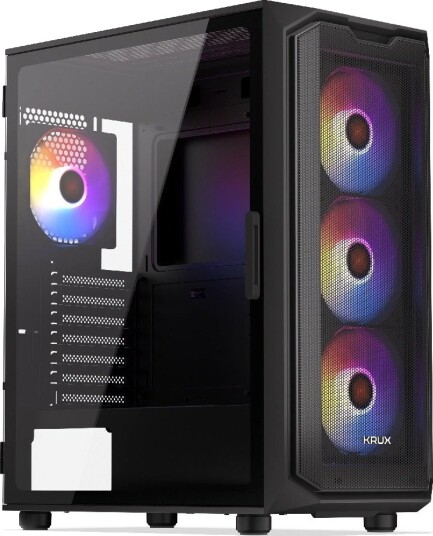 Krux Orona ATX Micro-ATX Mini-ITX Svart