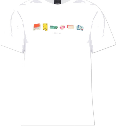 PS By Paul Smith Herre Topper Hvit L,