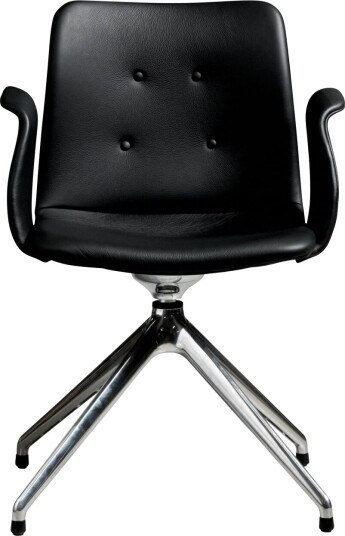 Sibast Furniture Bent Hansen Primum 4 stjerners Spisestol med Svingbar Polert stål/Zenso 3 207