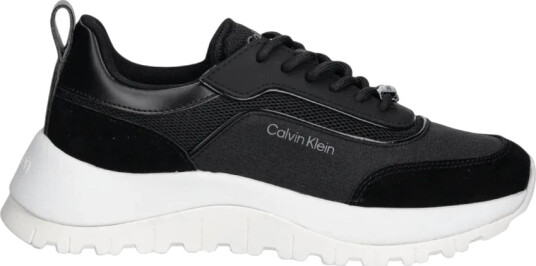 Calvin Klein Runner Lace Up Mesh Mix - Black - 38