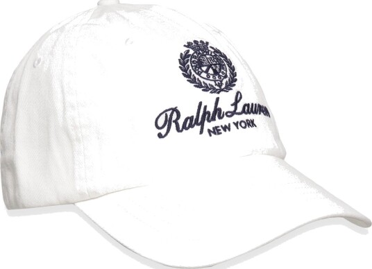 Polo Ralph Lauren 16/1 Twill Wvn Cap White Polo Ralph Lauren 16/1 Twill Wvn Cap White