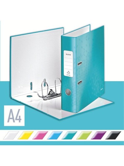 Leitz Brevordner 180 WOW Laminert kartong A4/80mm Leitz Brevordner 180 WOW Laminert kartong A4/80mm