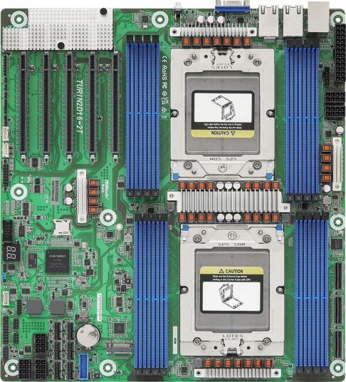 ASRock TURIN2D16-2T Hovedkort EEB med Socket SP5 og DDR5 ASRock TURIN2D16-2T Hovedkort EEB med Socket SP5 og DDR5