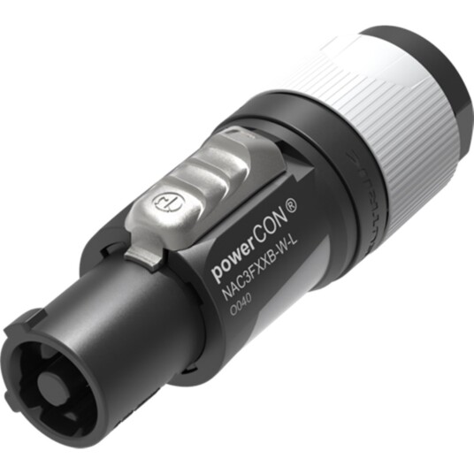 Neutrik NAC3FXXB-WL Powercon grå