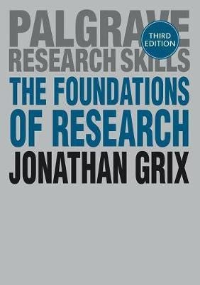 The Foundations Of Research Av Jonathan (University Of Birmingham Birmingham) Grix
