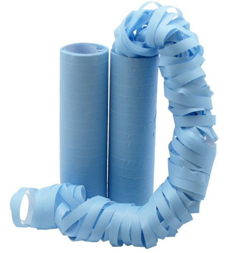 Serpentinere Lys blå 2 pk