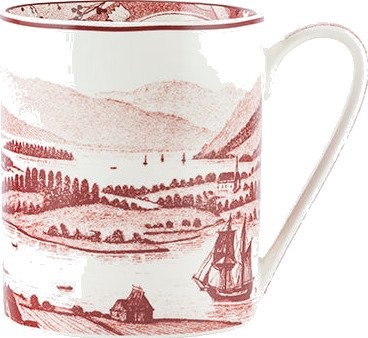 Porsgrunds Porselænsfabrik Vintage Krus 36cl Rød