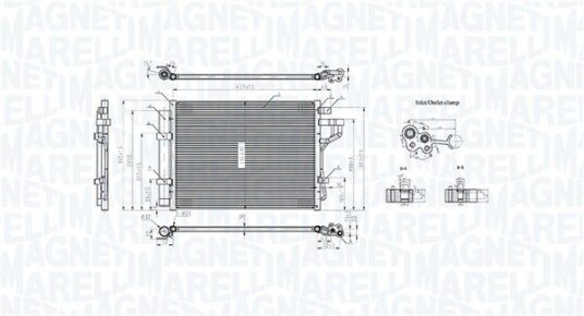 Kondensator MAGNETI MARELLI 350203802000 Kondensator MAGNETI MARELLI 350203802000