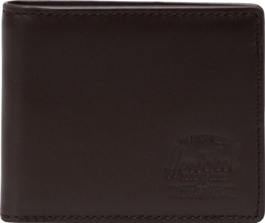 Herschel Hank Leather Rfid Wallet 11151-04123 Brown One Size