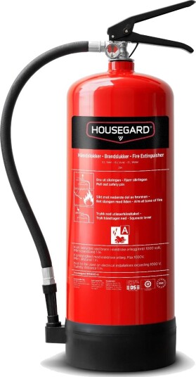 Housegard Brannslukker 21A Vann 6l