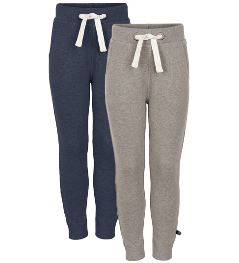 Minymo Basic 36 Sweat Pant 2 Pack Grey 110 Minymo Basic 36 Sweat Pant 2 Pack Grey 110