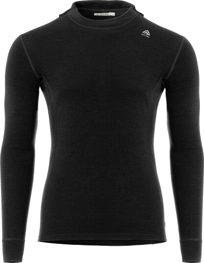 Aclima Men's Warmwool Hoodsweater V2 Jet Black 2XL