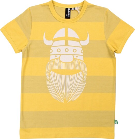 Danefæ T skjorte Danerainbow Rings Faded Yellow/Yellow Erik Danefæ 2 år 92 T skjorte Gul