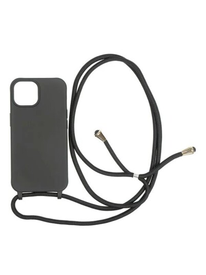 Mobile Origin Lanyard Case - black - iPhone 15