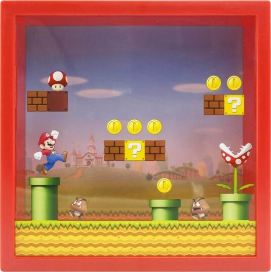 Super Mario Arcade Sparebøsse V2 - 18 cm Pengeboks