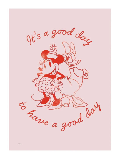 Poster & Frame Disney Its A Good Day To Have A Good Day Pink 30x40cm Poster & Frame Disney Its A Good Day To Have A Good Day Pink 30x40cm