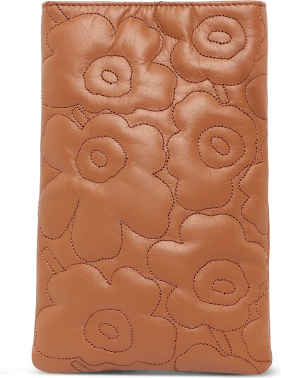 Marimekko Phone Pocket Unikko   Brown   ONE SIZE