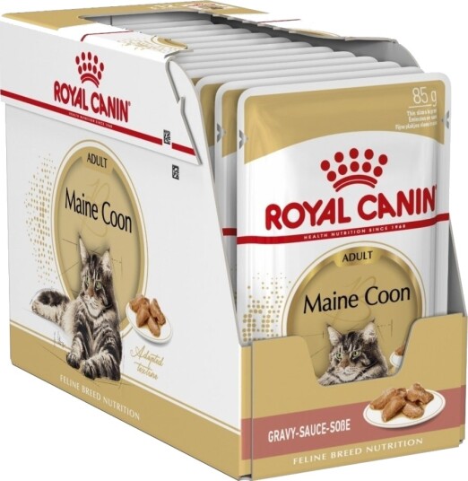 Royal Canin Maine Coon Voksen Våtfôr 85 g - 12 Posepakker