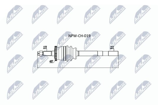 Nty Drivaksel NTY NPW CH 019