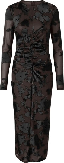 YAS Yasmarena Ls Long Dress S. Show Brown L YAS Yasmarena Ls Long Dress S. Show Brown L