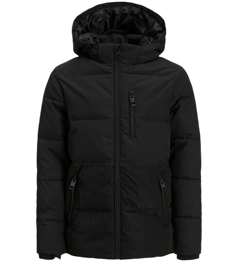 Jack & Jones Junior Pufferjakke jjeOwen Puffer SN Jnr Svart