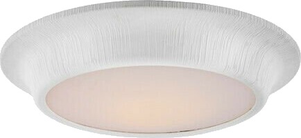 Utopia Large Flush Mount Plaster White