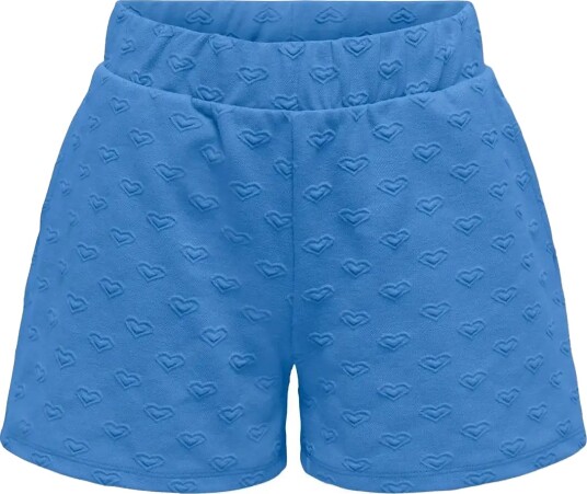 Kids Only Kogsimone Wide Heart Shorts Swt Blue 116