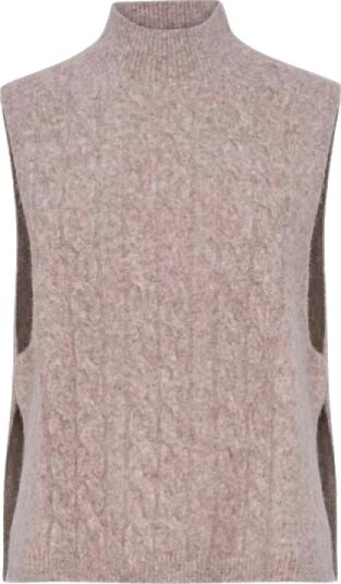 Ane Mone Dame Strikkevarer Beige L,