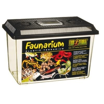 Transportbur plast terrarie 37x22x24.5CM, brukt