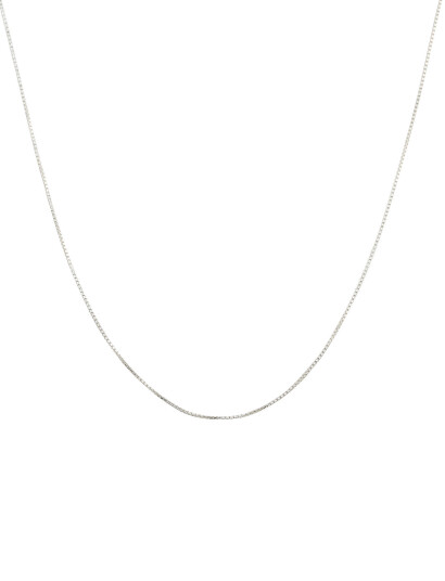 SYSTER P Beloved Short Box Chain Silver |Silver |One Size 40 42 cm SYSTER P Beloved Short Box Chain Silver |Silver |One Size 40 42 cm