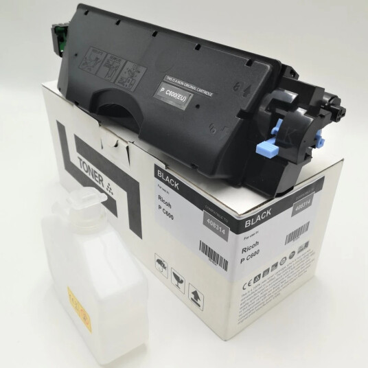 TB Toner Sort (18.000 sider) erstatter Ricoh 408314 TB Premium toner