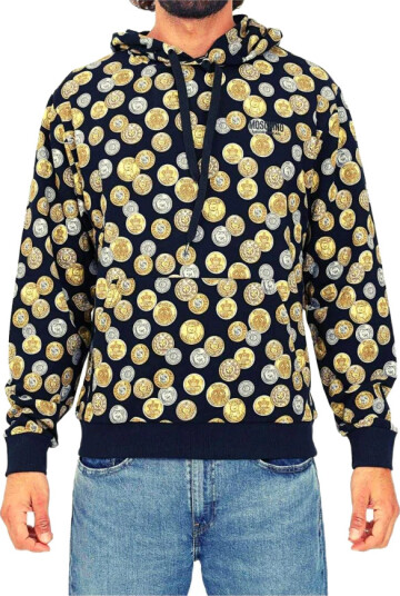 Moschino, Herre, Gensere & Hettegensere, Flerfarget, XL, Moschino, Herre, Gensere & Hettegensere, Flerfarget, XL,