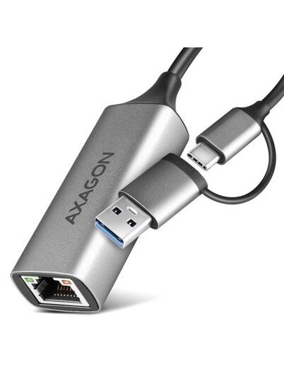 AXAGON Gigabit Ethernet Adapter USB C+ USB A ADE TXCA