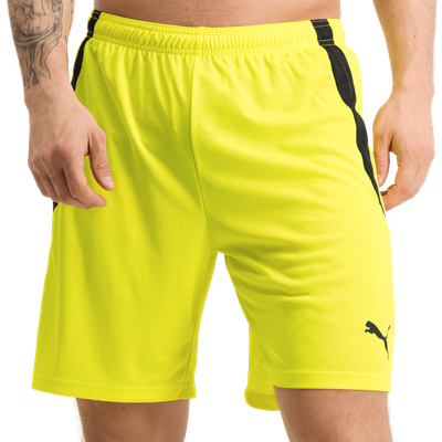 Puma teamLIGA Shorts fotballshorts herre Gul XS
