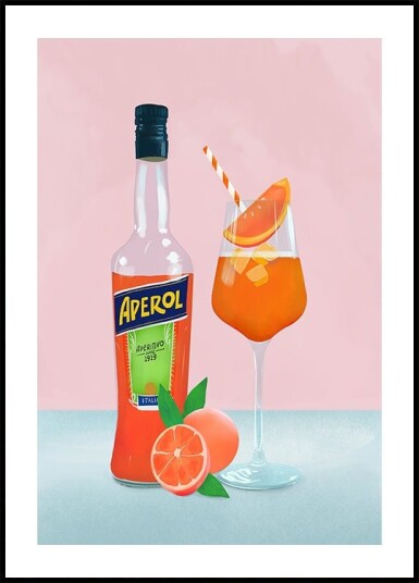 Aperol Spritz Plakat Plakat / 21x30cm